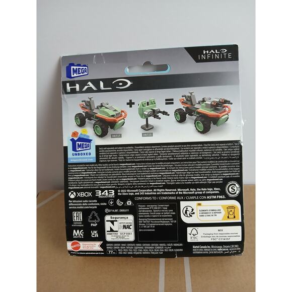 USED Mega Bloks Bazaar Battleground Halo Infinite Weather Action Figure 79 PCS - Picture 2 of 4